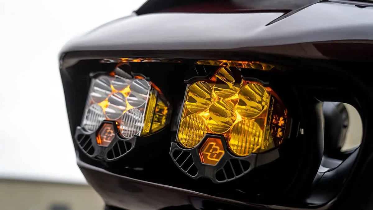 Custom motorcycle headlights
